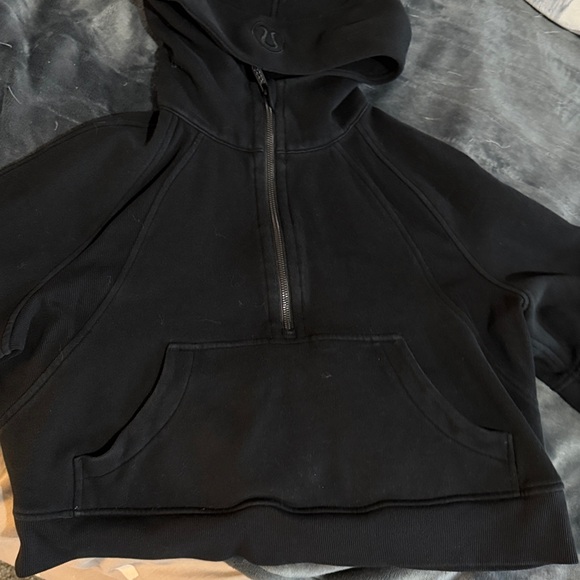 Lululemon Oversized Black Scuba Xs/s Black - Picture 3 of 7